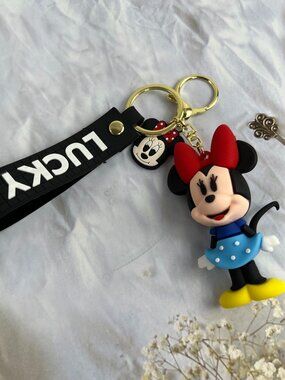 Classic cartoon Mickey Mouse keychain pendant